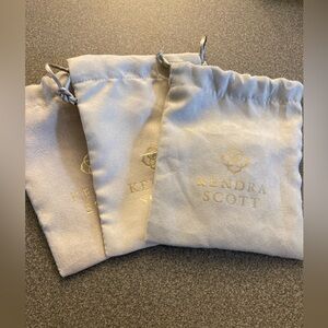 Pack of 3 Kendra Scott duster bags